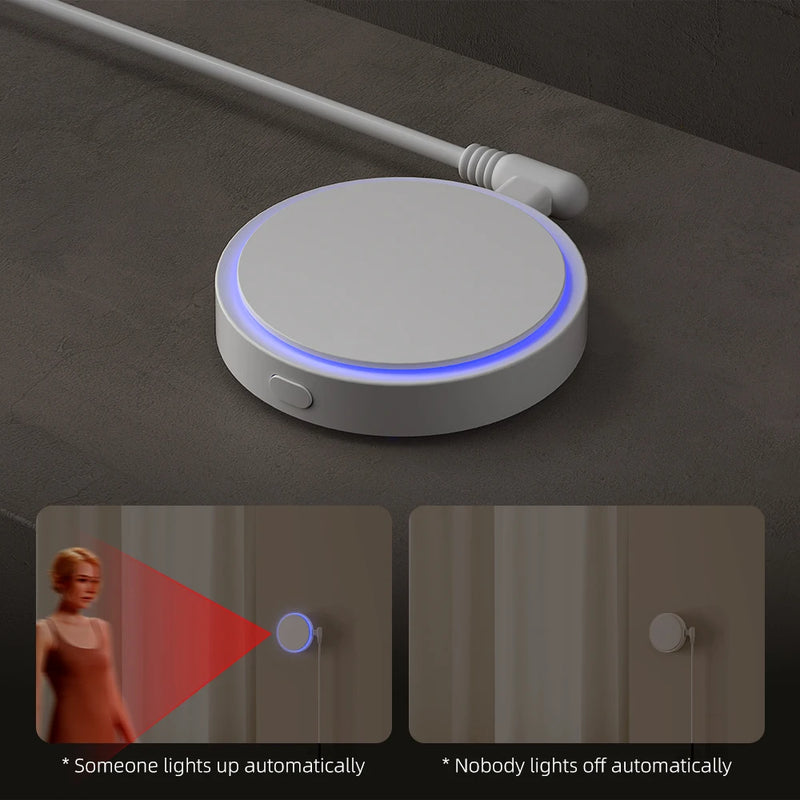 AVATTO Tuya WiFi Human Presence Sensor Millimeter Wave Radar PIR Motion Sensor Burglar Alarm Detection For Alexa Google Home