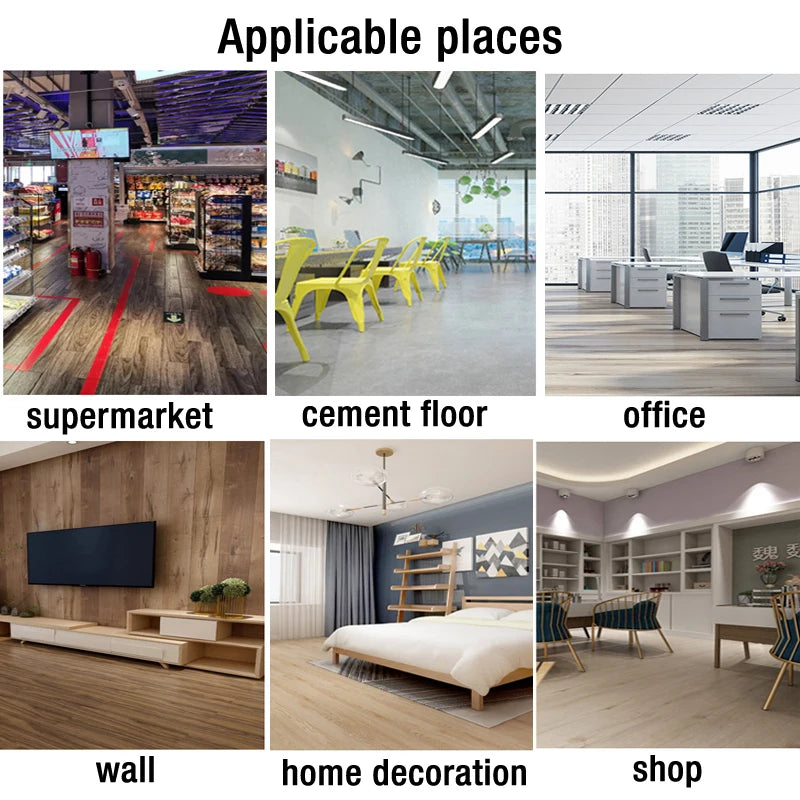 91x15cm 3D Sself-adhesive floor sticker Thicken Wood Grain Floor Wallpaper 3d Wall Sticker Waterproof room wear-resistant sticke