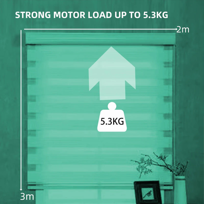 Tuya WiFi Mini Motorize Roller Blind Motor Smart life App Shutter Shade Engine For 38mm Tube Voice Smart Control Home Automation
