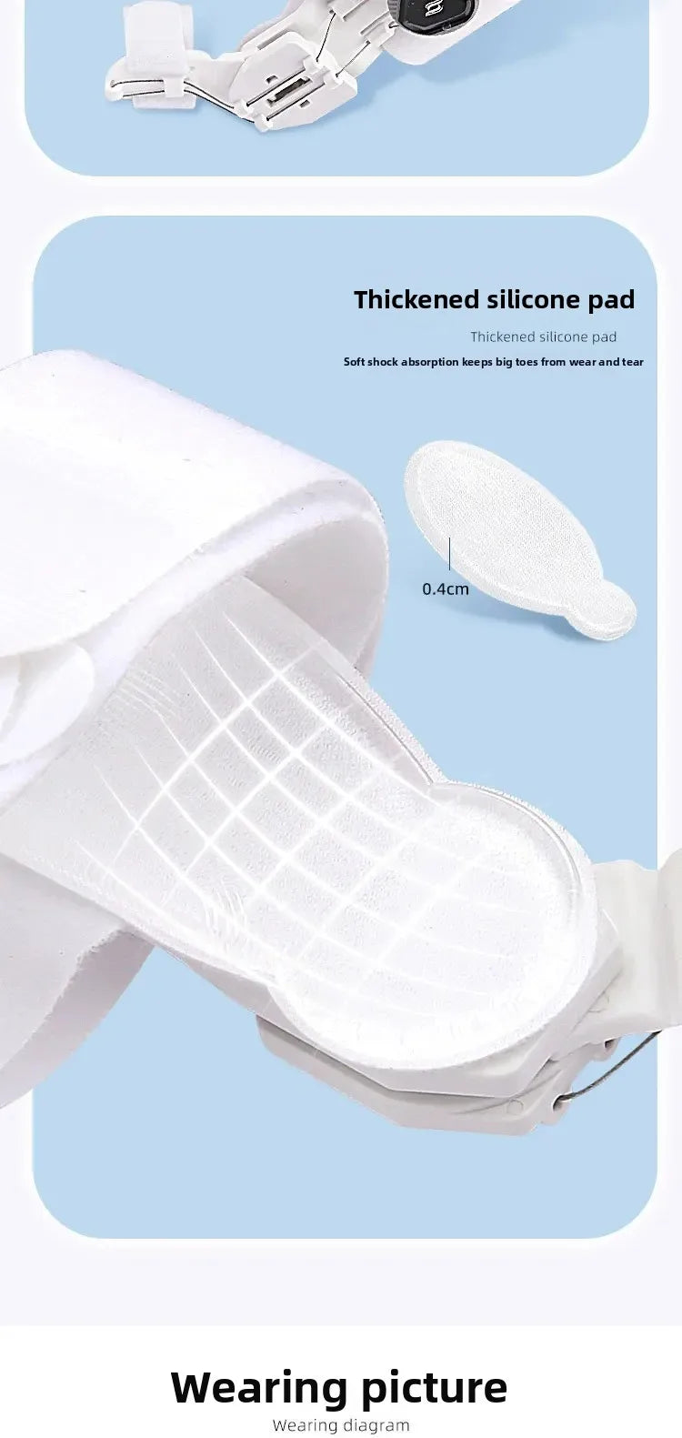 1PC Bunion Corrector Unisex Foot Hallux Valgus Braces Rotatable Toe Separator Straightener Adjustable Finger Toe Corrector