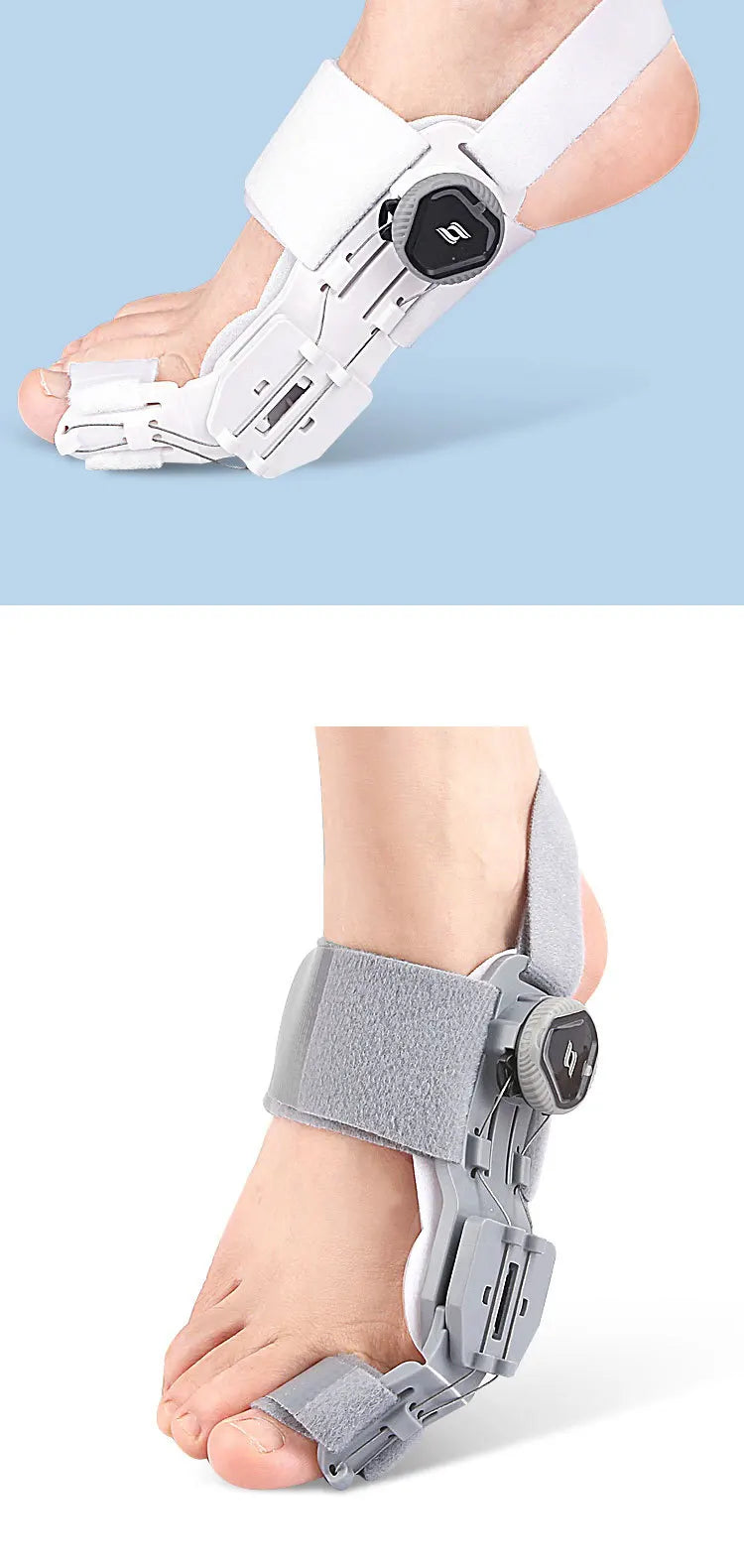 1PC Bunion Corrector Unisex Foot Hallux Valgus Braces Rotatable Toe Separator Straightener Adjustable Finger Toe Corrector