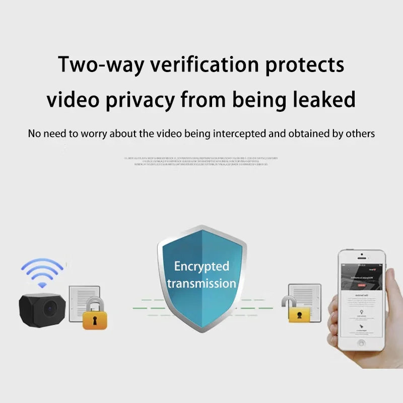 Xiaomi 1080P HD Mini Camera WiFi IP AP Remote Monitoring Lightweight Portable Camcorder Smart Home Surveillance Security Cam