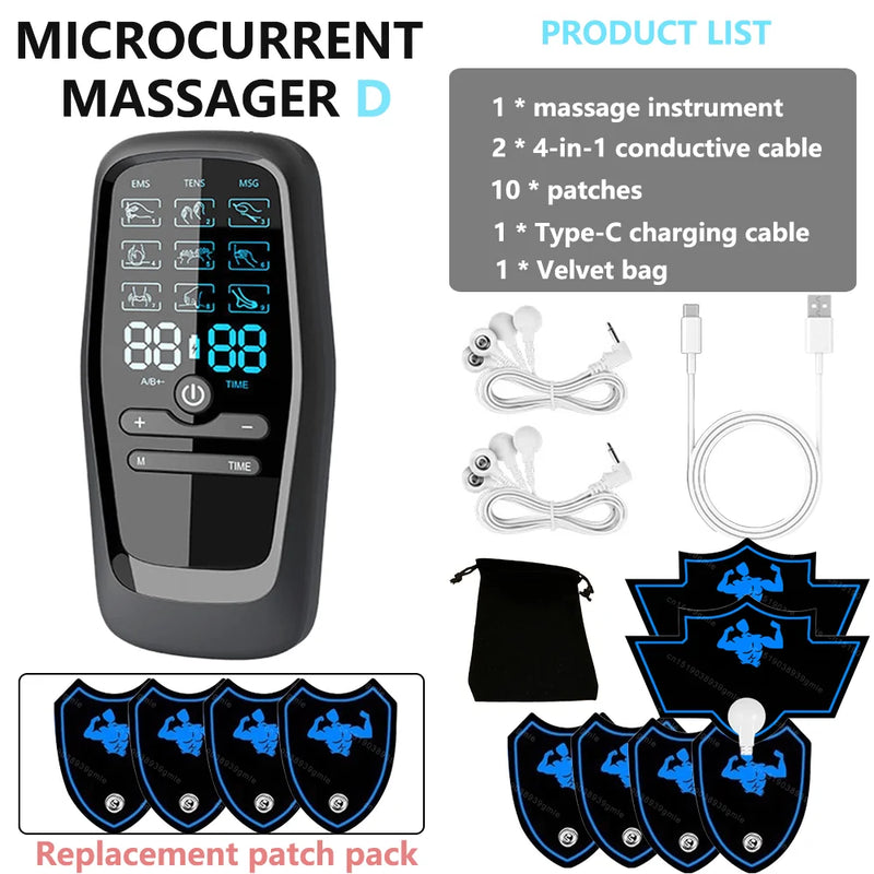 Physiotherapy Tens Muscle Stimulator Electric Ems Acupuncture Body Massage Digital Therapy Slimming Machine Electro Stimulator