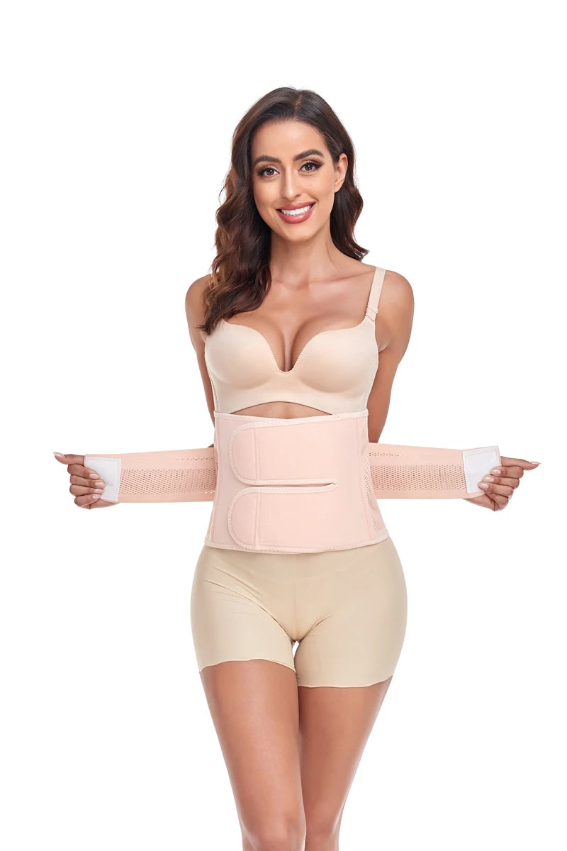 Postpartum Girdle C-Section Recovery Belt Back Support Belly Wrap Belly Band Shapewear Abdominal Binder Post Surgery Cinchers