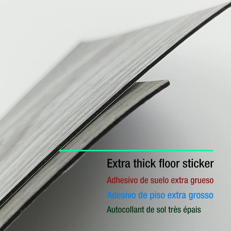 91x15cm 3D Sself-adhesive floor sticker Thicken Wood Grain Floor Wallpaper 3d Wall Sticker Waterproof room wear-resistant sticke